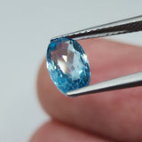 Natural Blue Zircon, 2.57 carat