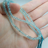 Natural Aquamarine Beads, 13.52 gram