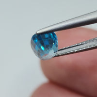 Natural Blue Zircon, 2.57 carat